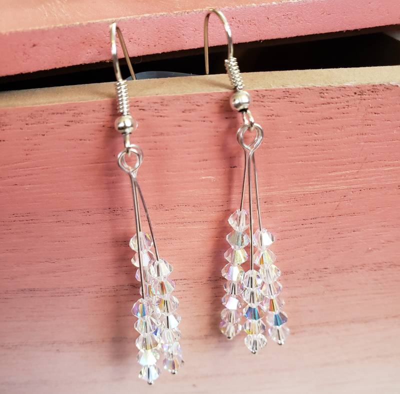 Silberne Eiszapfen Ohrringe von GoldberrysCottage