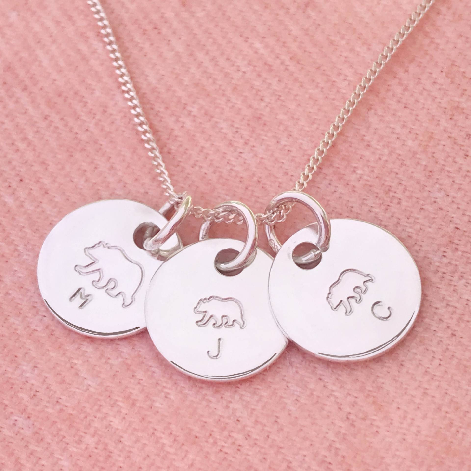 925 Silber Mamma Bär Baby Initial Halskette // Push Präsent Personalisierte Best Mum Geschenk Party 925 Silber Mamma Bär Baby Initial Halskette // Push Präsent Personalisierte Best Mum Geschenk Party von GoldcrestDesignsUK