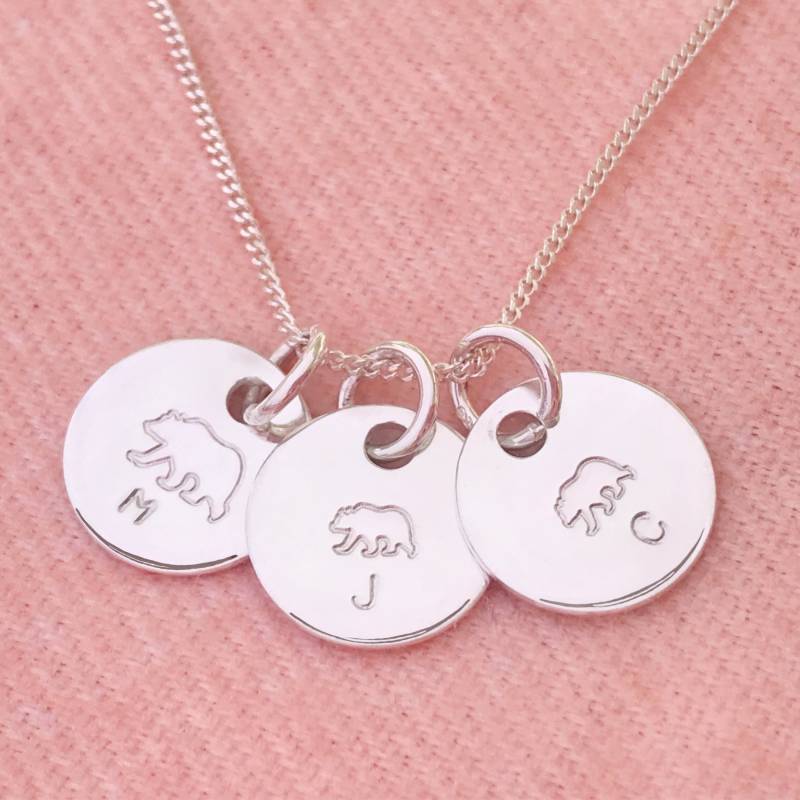 Mamma Bär Baby Halskette Aus Sterlingsilber // Neue/Namensgeschenk Für Mama Personalisierte Push-Präsent Mamma Bär Baby Halskette Aus Sterlingsilber // Neue/Namensgeschenk Für Mama Personalisierte Push-Präsent von GoldcrestDesignsUK