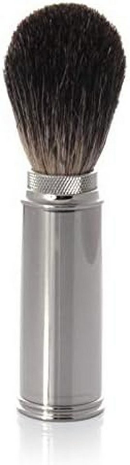 Golddachs Rasierpinsel Golddachs Reise-Rasierpinsel, 100 Prozent Dachshaar in silberner Röhre, 1 tlg. von Golddachs