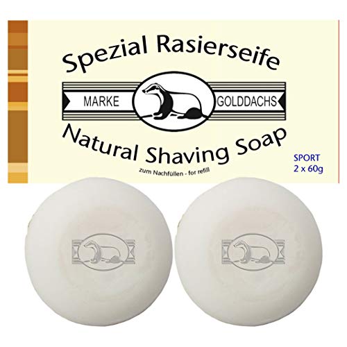 Rasierseife Sport 2er Nachfüllpackung Rasierseife Sport 2er Nachfüllpackung von Golddachs