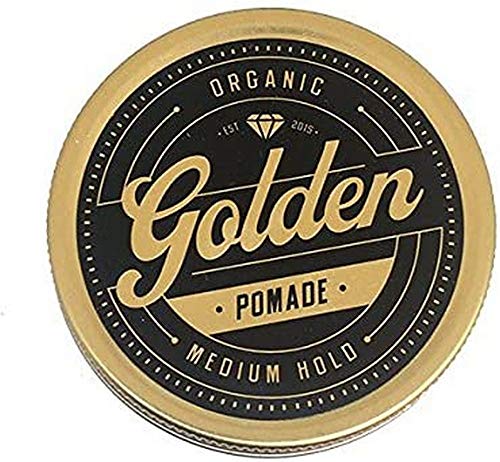 200ML - Golden POMADE- Haarpomade- In Handarbeit hergestellt- Pomade für Frauen & Mädels - pomade wax & wet look- Qualität aus Dänemark von Golden Beards Kobenhavn BALM GROOMING OIL