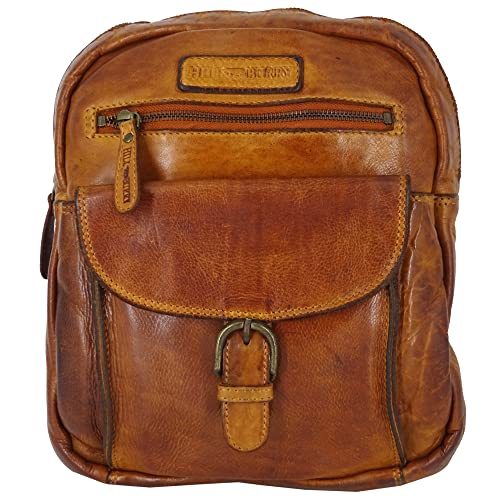 Hill Burry Rucksack für Frauen | Cityrucksack Elegant Leder für Damen | Lederrucksack Vintage Rucksackhandtasche | Lederrucksack Echtleder | Waschleder Daypacks von Golden Deer