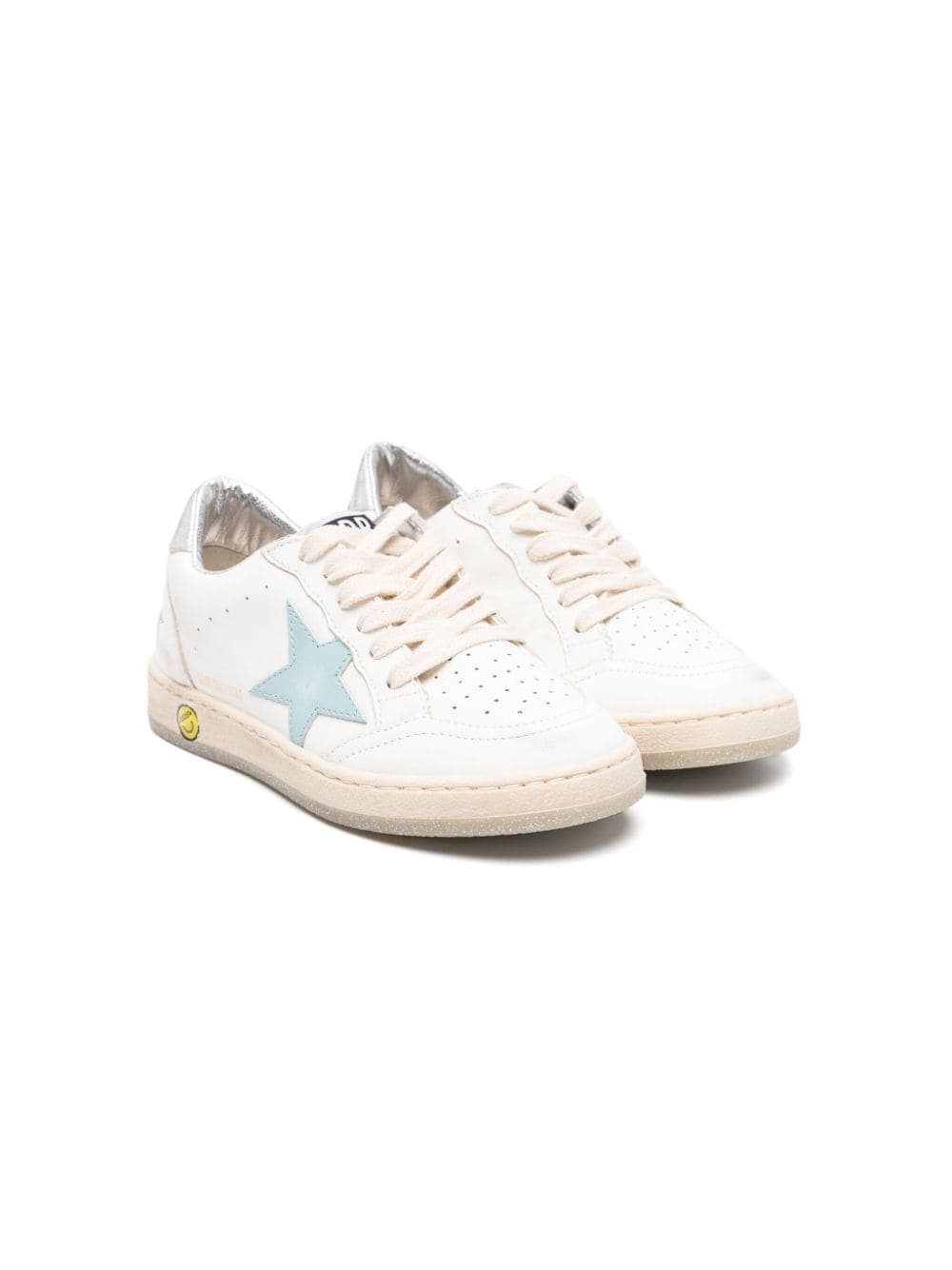 Golden Goose Kids Ballstar Sneakers mit Stern-Patch - Weiß von Golden Goose Kids