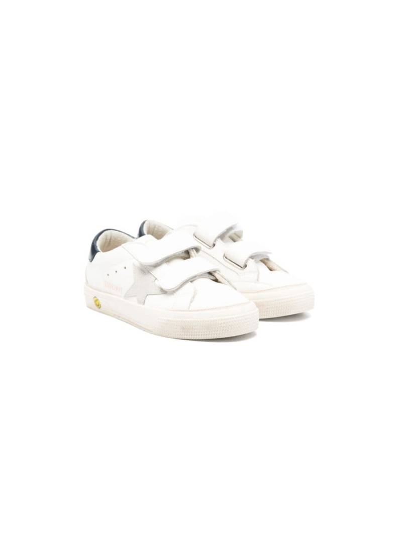 Golden Goose Kids May School Sneakers mit Klettverschluss - Weiß von Golden Goose Kids