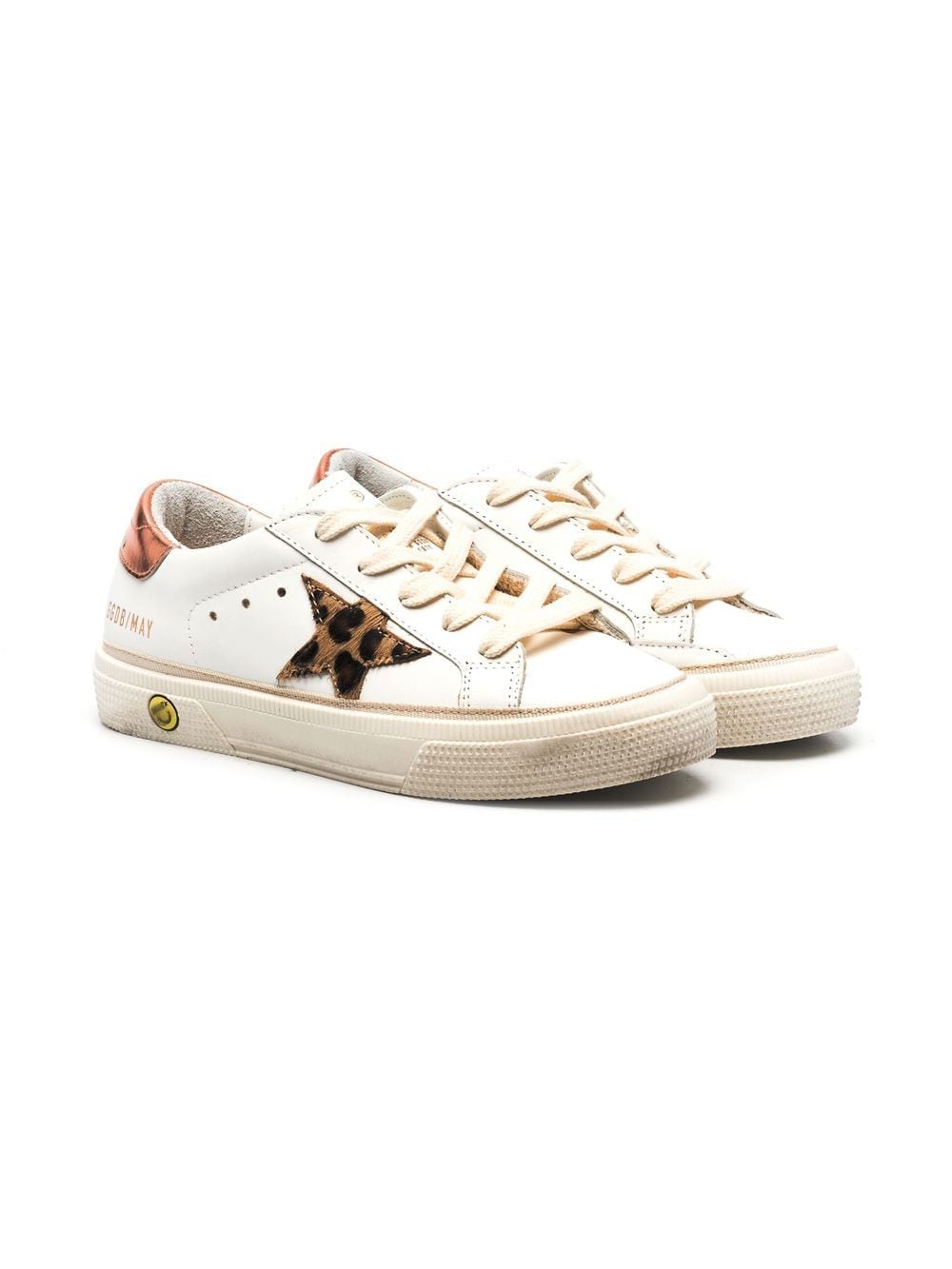 Golden Goose Kids May Sneakers mit Schnürung - Weiß von Golden Goose Kids