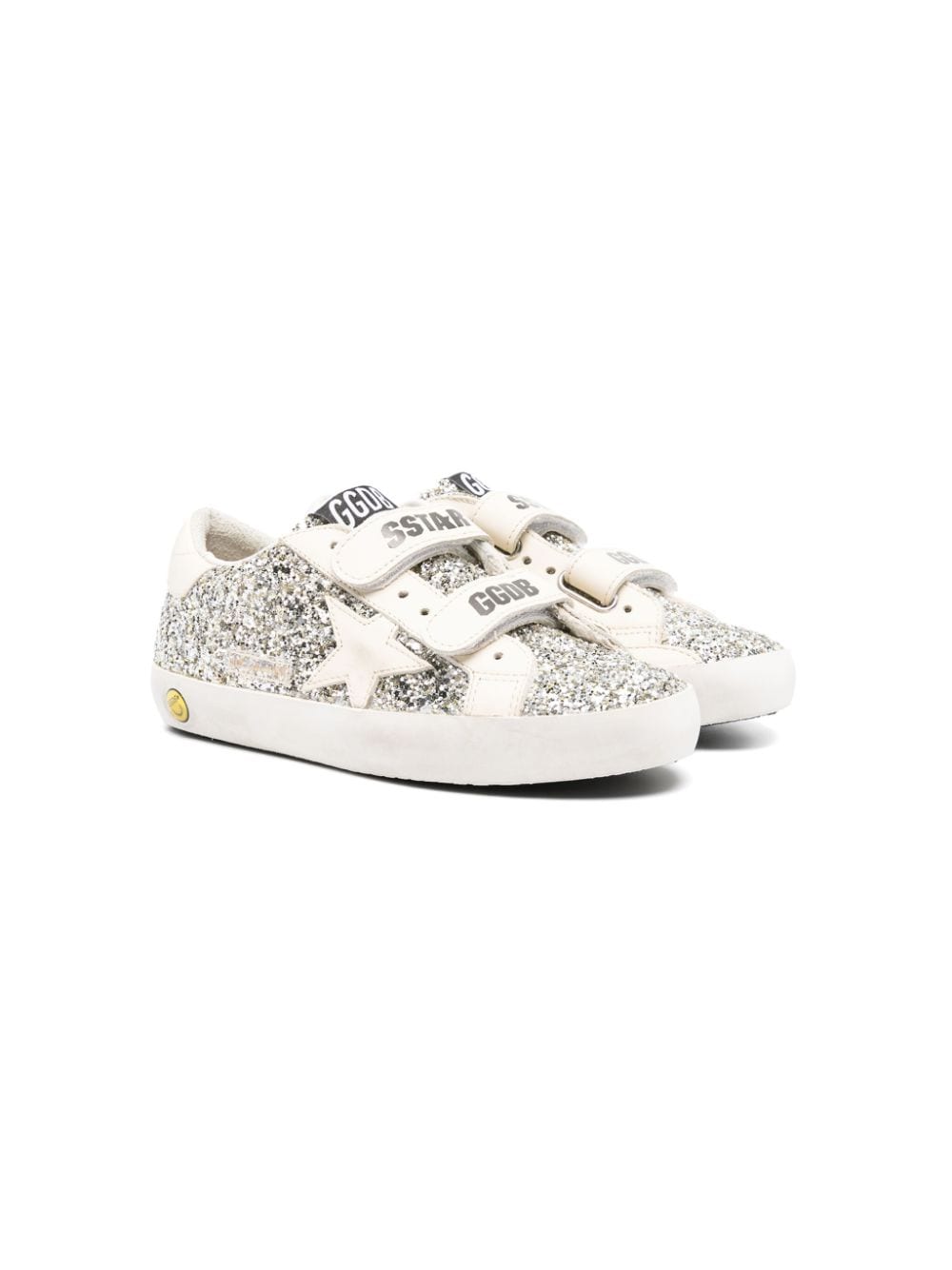 Golden Goose Kids Old School Sneakers im Glitter-Look - Silber von Golden Goose Kids