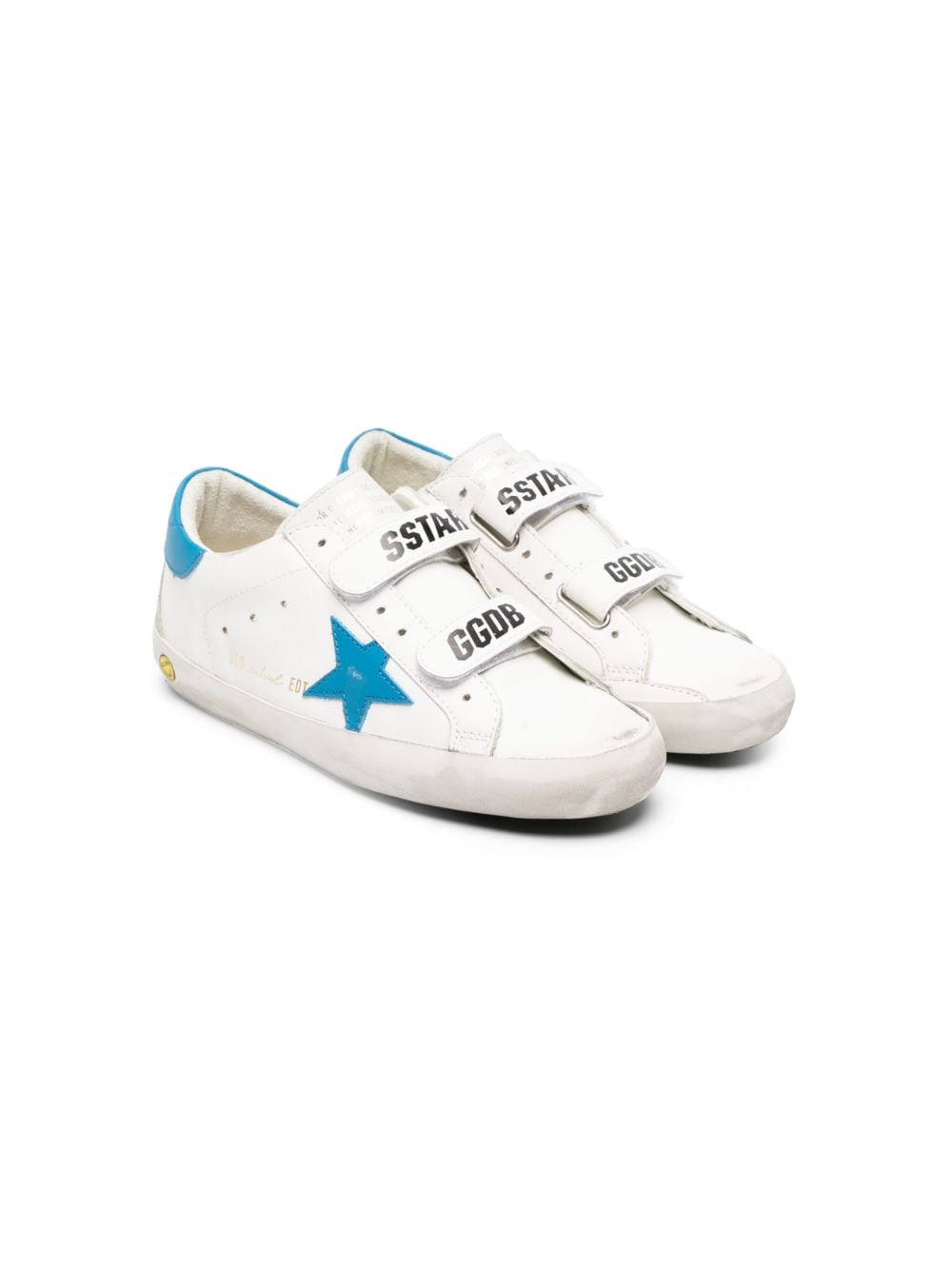 Golden Goose Kids Old School Sneakers mit Stern-Patch - Weiß von Golden Goose Kids