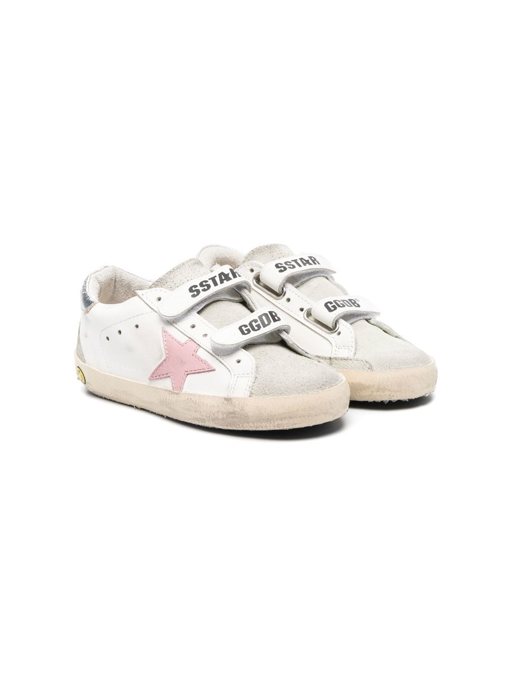 Golden Goose Kids Old School Sneakers mit Klettverschluss - Weiß von Golden Goose Kids