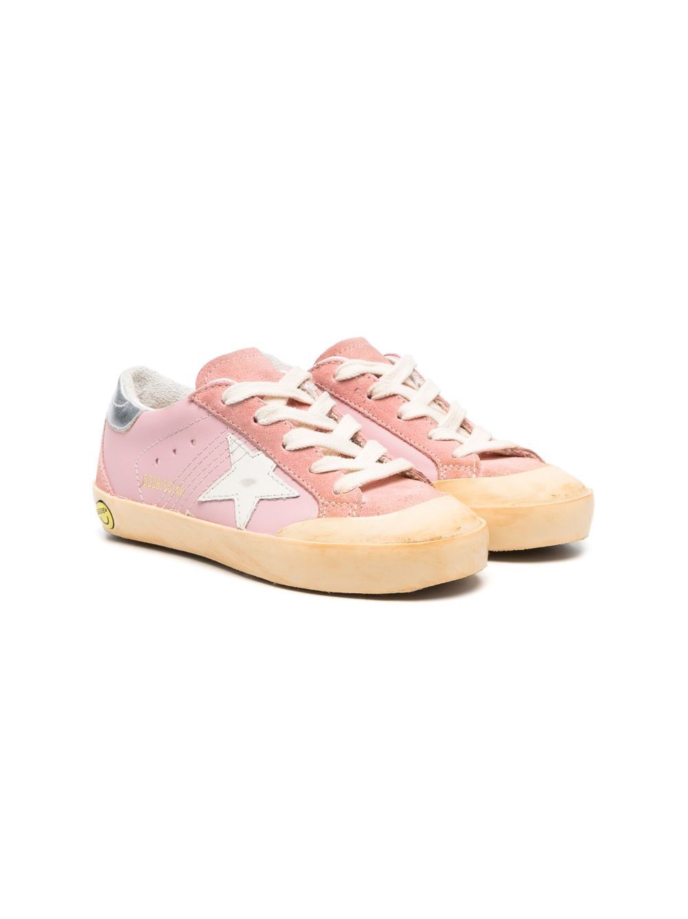 Golden Goose Kids Sneakers mit Stern-Patch - Rosa von Golden Goose Kids