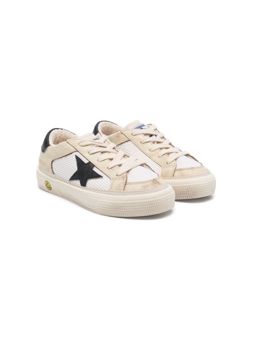 Golden Goose Kids Stardan Sneakers im Used-Look - Nude von Golden Goose Kids