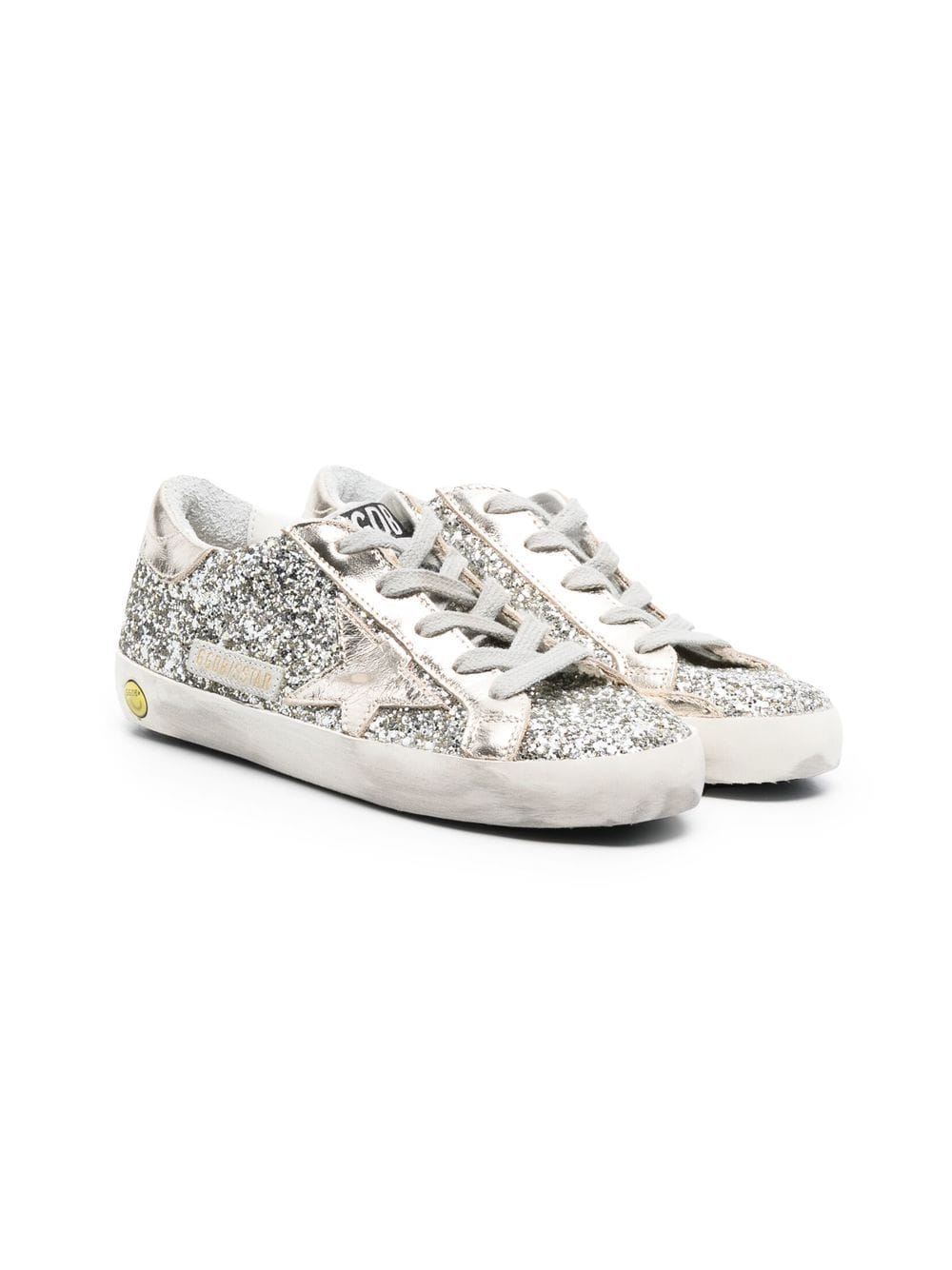 Golden Goose Kids Super-Star Sneakers - Silber von Golden Goose Kids