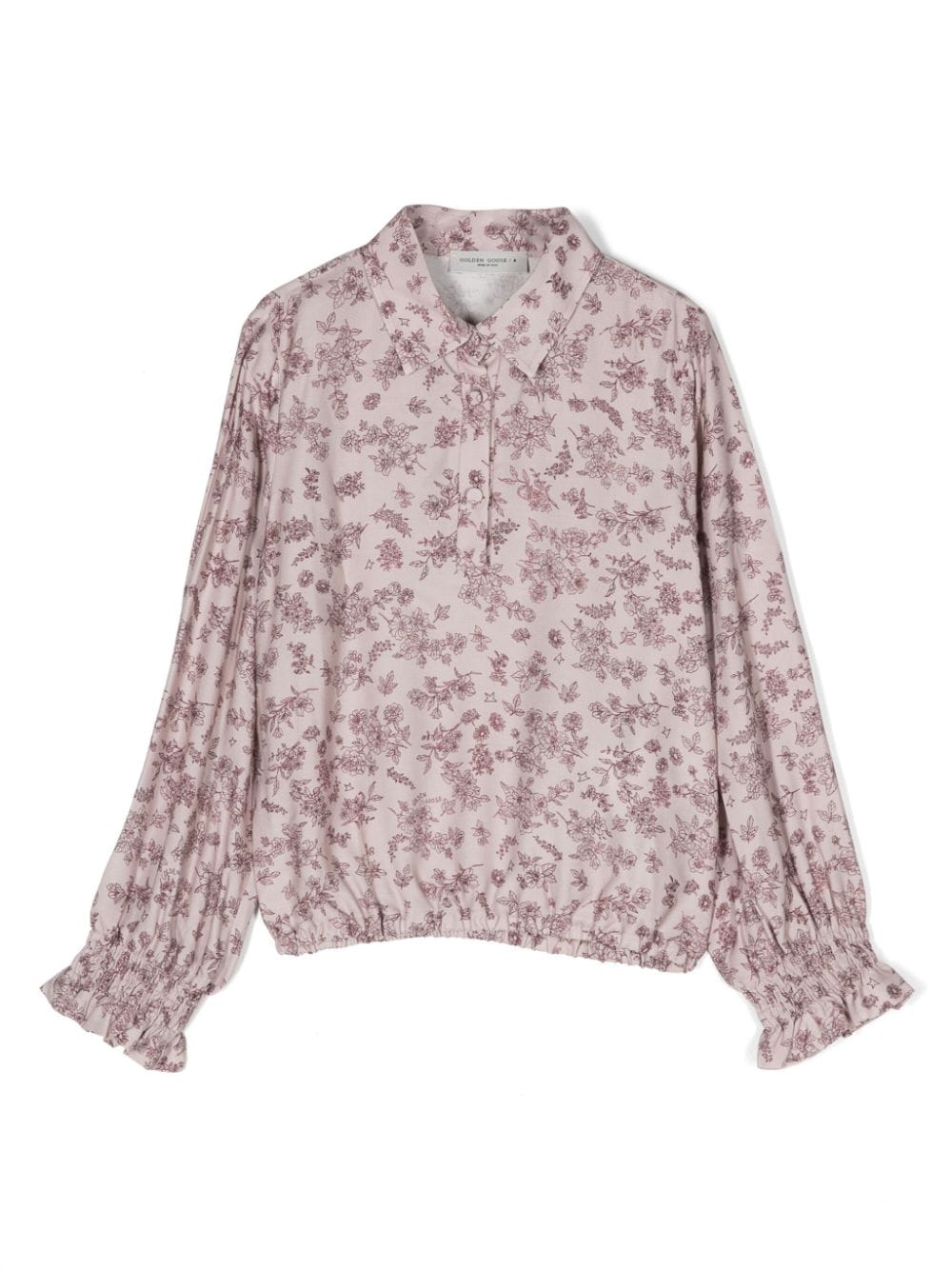 Golden Goose Kids Langarmshirt mit Blumen-Print - Rosa von Golden Goose Kids