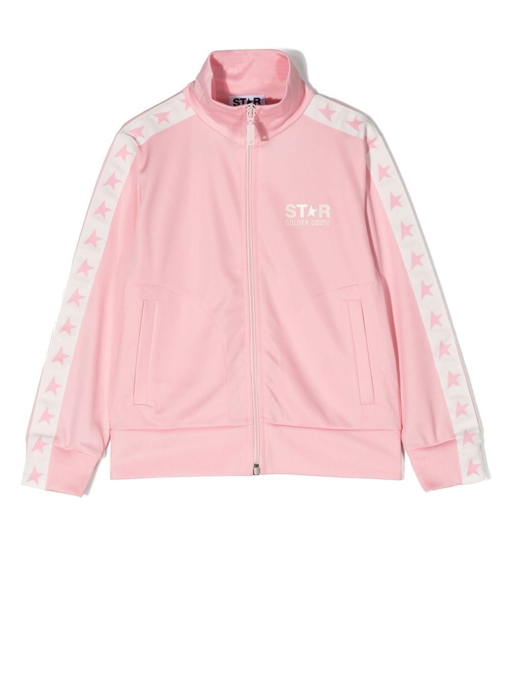 Golden Goose Kids Sportjacke mit Logo-Print - Rosa von Golden Goose Kids