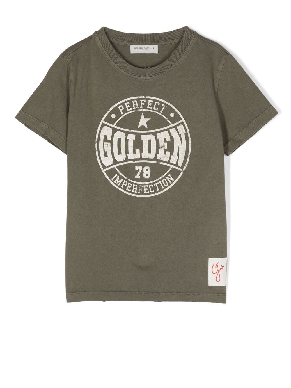 Golden Goose Kids T-Shirt mit Logo-Print - Grün von Golden Goose Kids