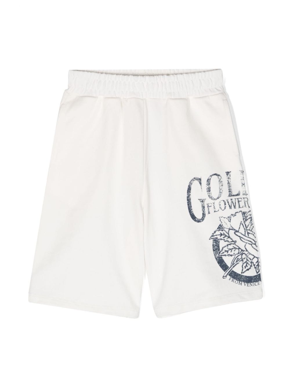 Golden Goose Kids Halbhohe Joggingshorts - Weiß von Golden Goose Kids