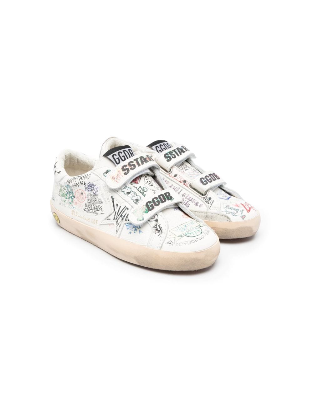 Golden Goose Kids Sneakers mit Klettverschluss - Weiß von Golden Goose Kids