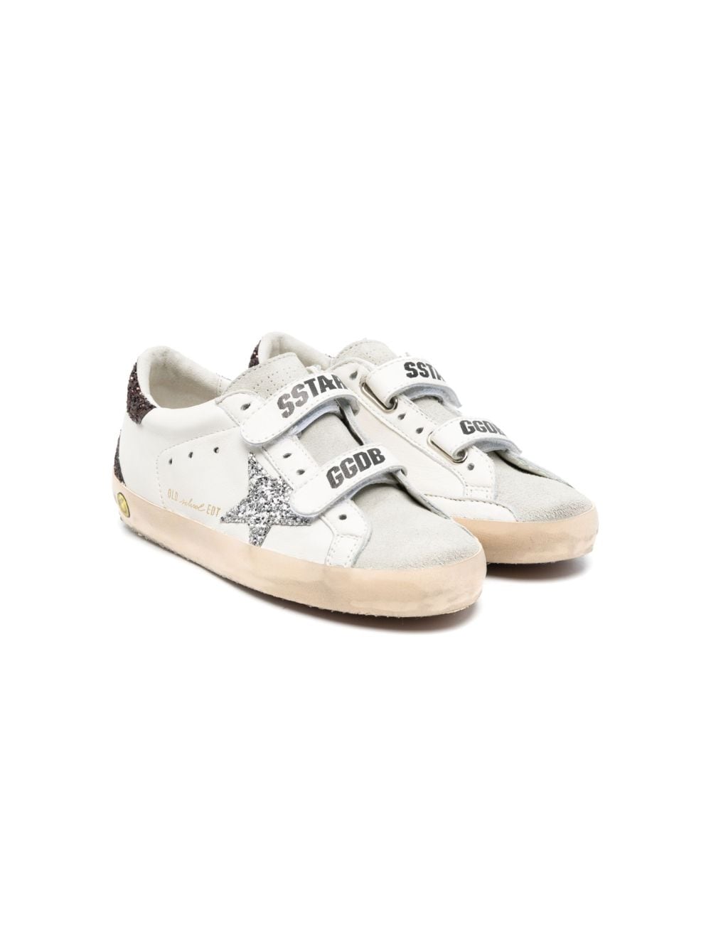 Golden Goose Kids Sneakers mit Stern-Patch - Weiß von Golden Goose Kids