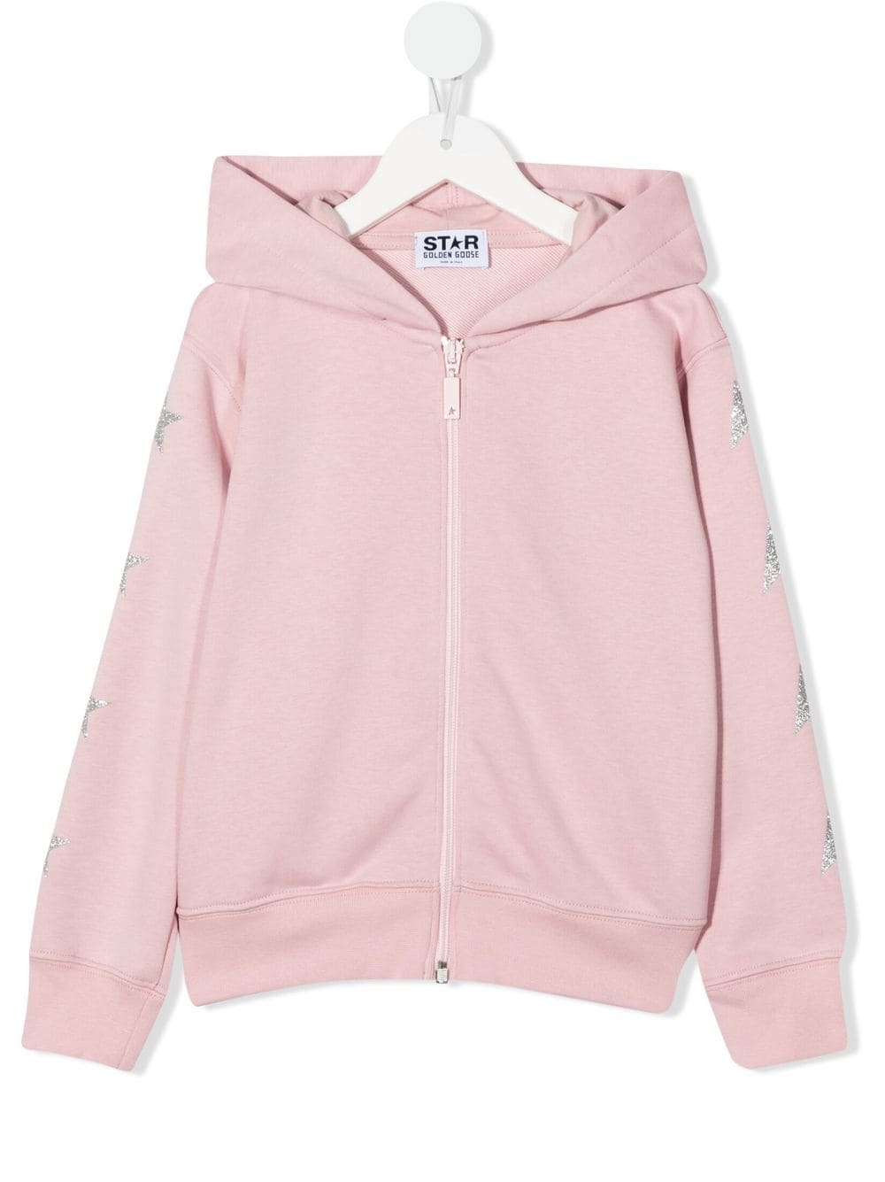 Golden Goose Kids Kapuzenjacke mit Sterne-Print - Rosa von Golden Goose Kids