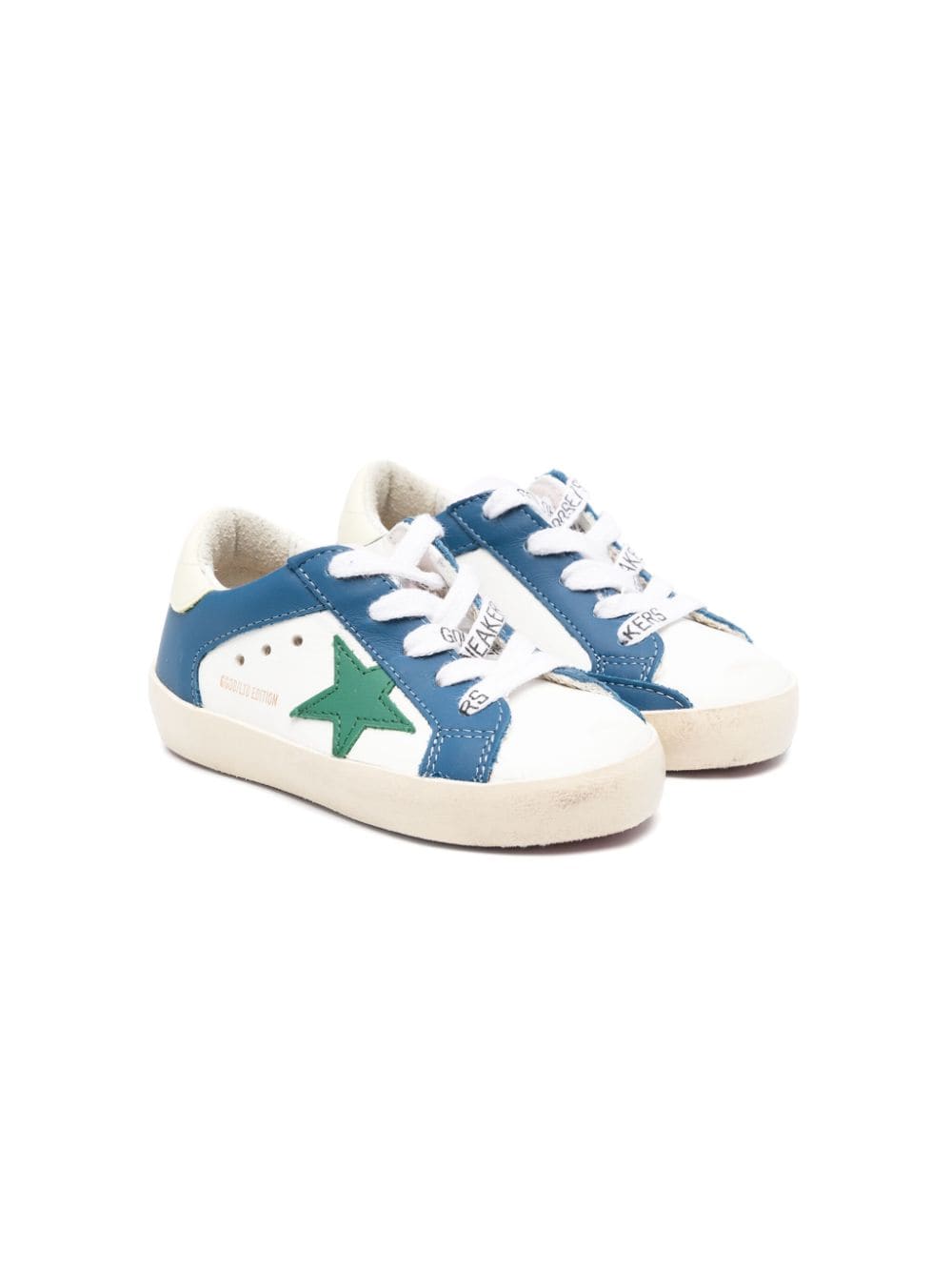 Golden Goose Kids x Bonpoint Sneakers in Colour-Block-Optik - Blau von Golden Goose Kids