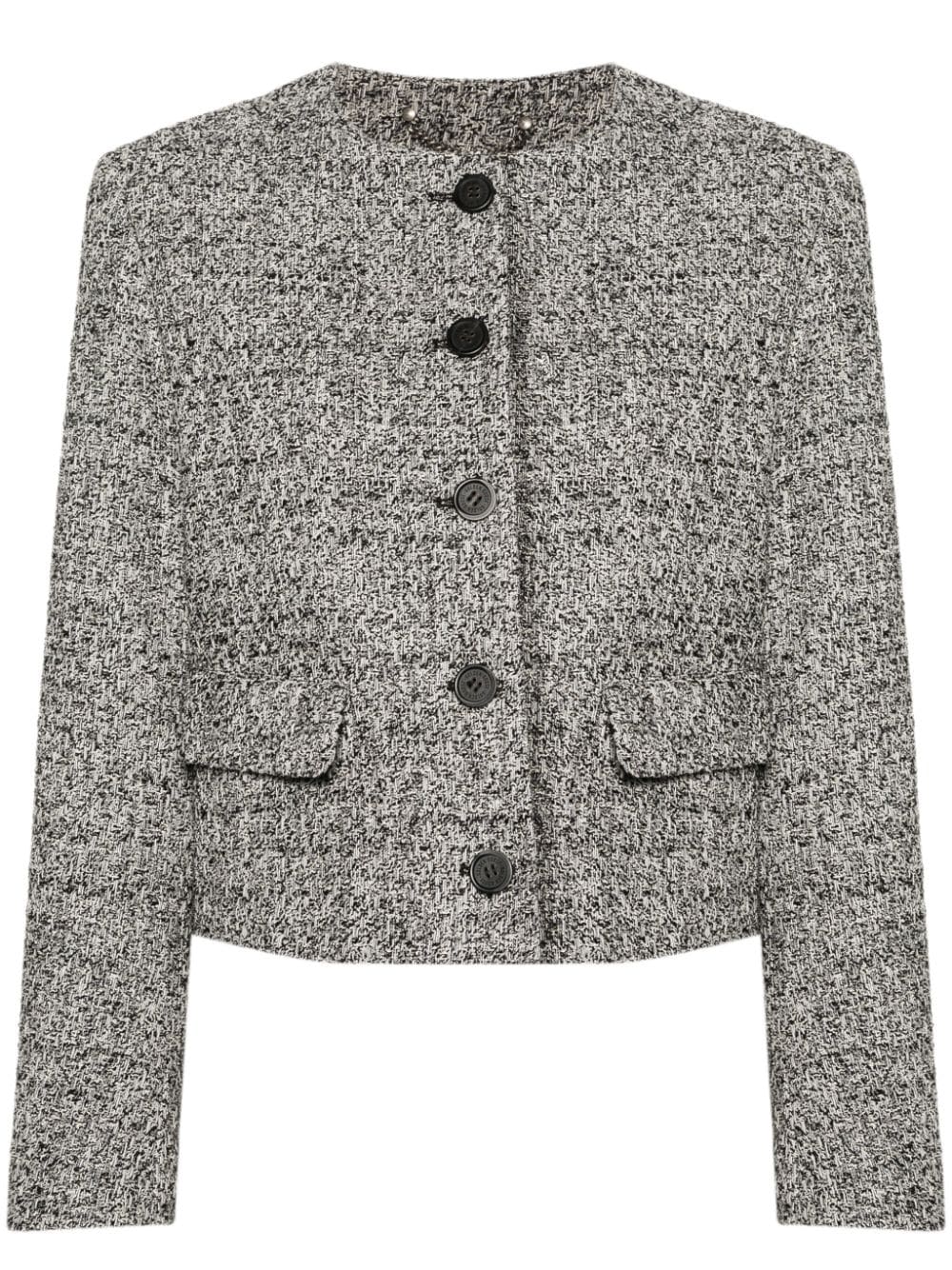 Golden Goose Bouclé-Jacke im Cropped-Design - Schwarz von Golden Goose