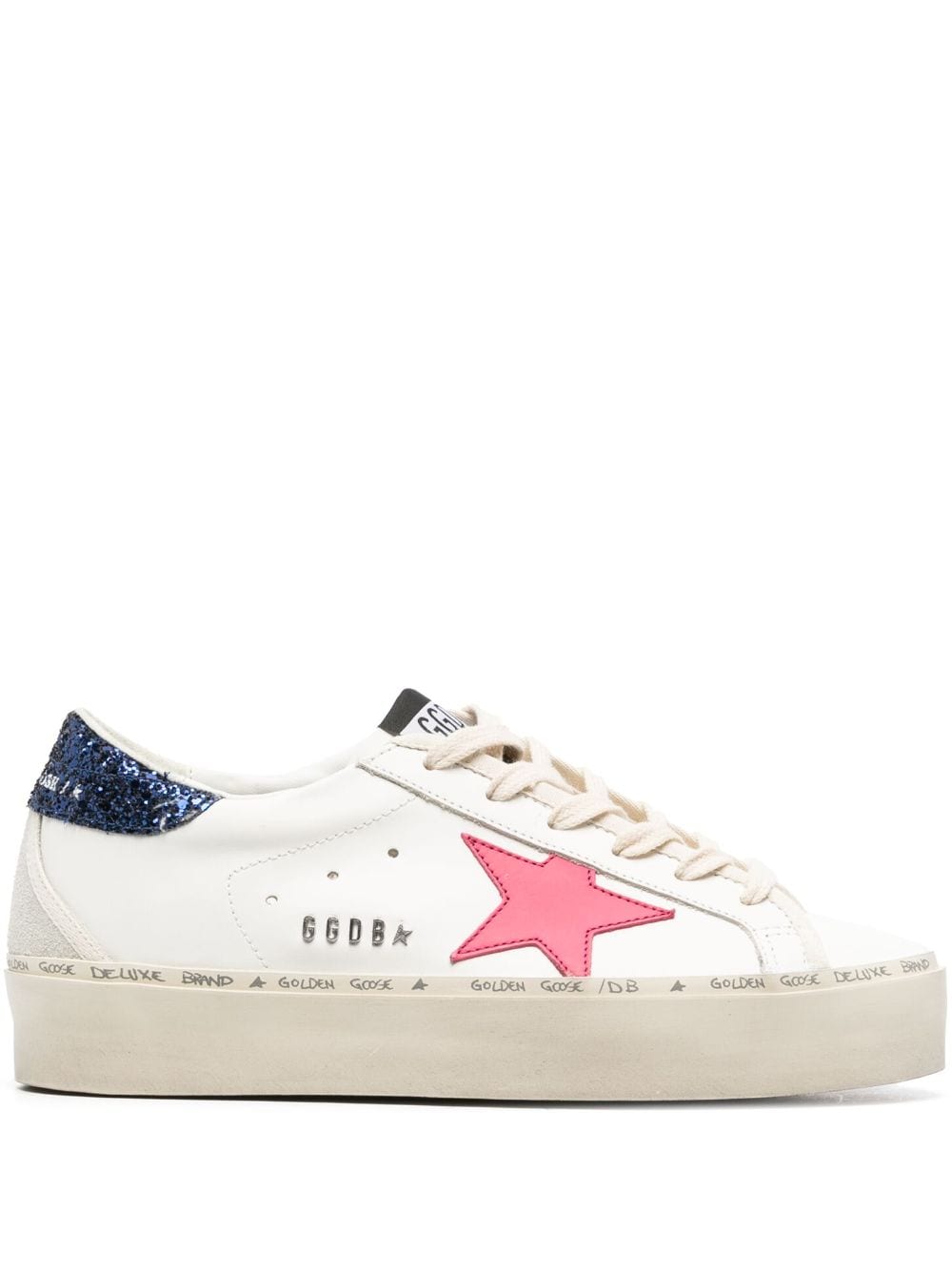 Golden Goose Hi Star Plateau-Sneakers - Weiß von Golden Goose