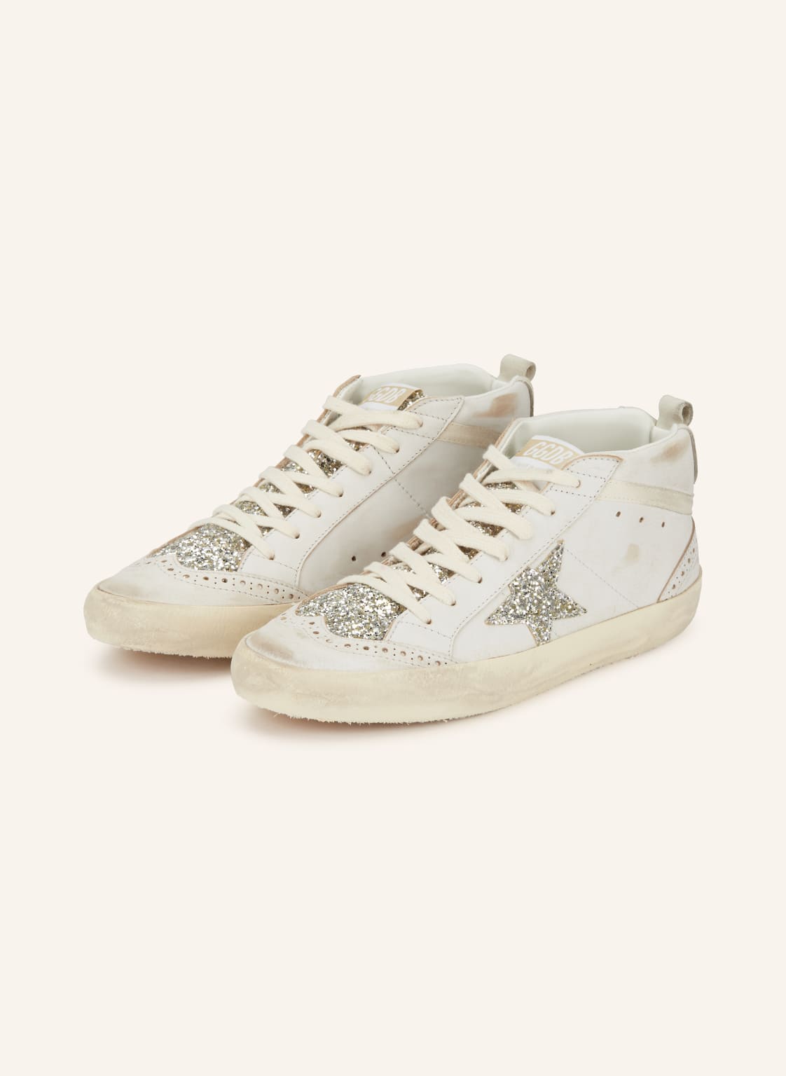 Golden Goose Hightop-Sneaker Mid Star beige von Golden Goose