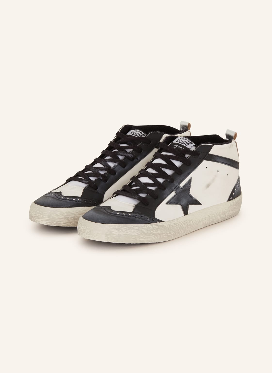 Golden Goose Hightop-Sneaker Mid Star weiss von Golden Goose