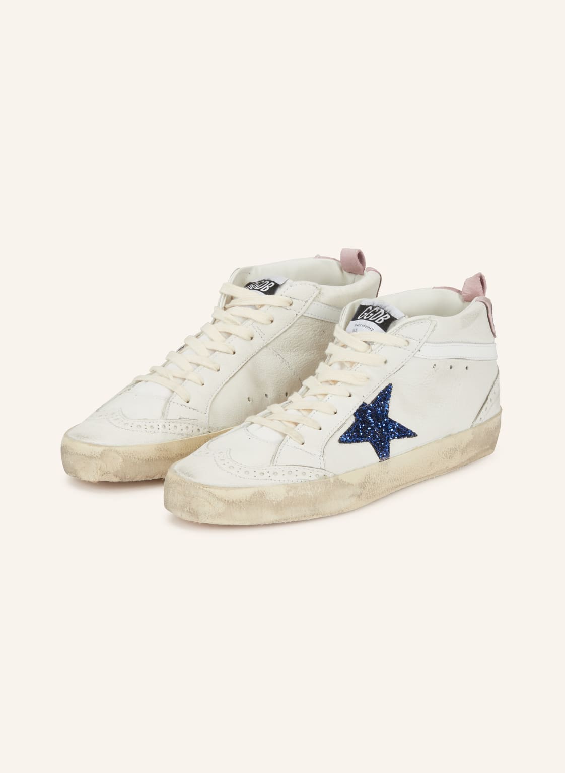 Golden Goose Hightop-Sneaker Mid Star weiss von Golden Goose
