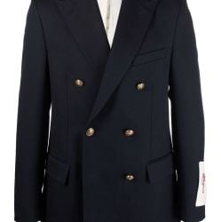 Golden Goose Marineblaues Doppelreiher-jackett von Golden Goose