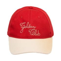 Golden Goose Rote Baseballmütze Mit Logo-stickerei von Golden Goose