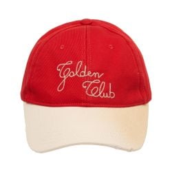 Golden Goose Rote Baseballmütze Mit Logo-stickerei von Golden Goose