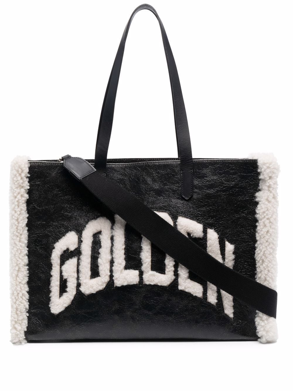 Golden Goose Shopper mit Logo-Verzierung - Schwarz von Golden Goose