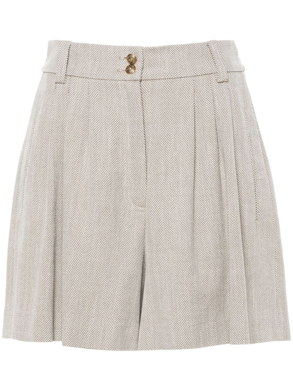 Golden Goose Shorts mit Fischgrätenmuster - Nude von Golden Goose