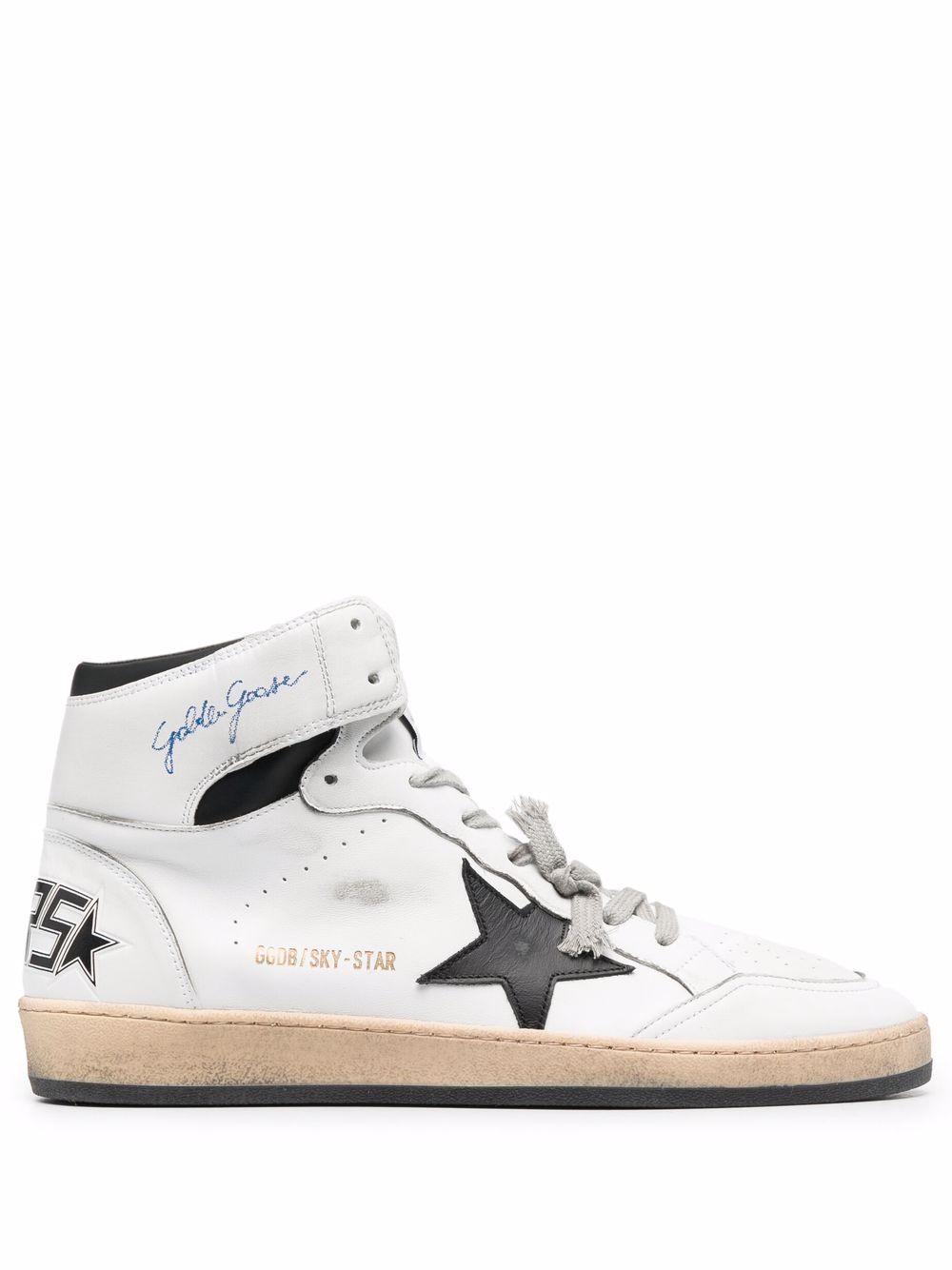 Golden Goose Sky-Star High-Top-Sneakers - Weiß von Golden Goose