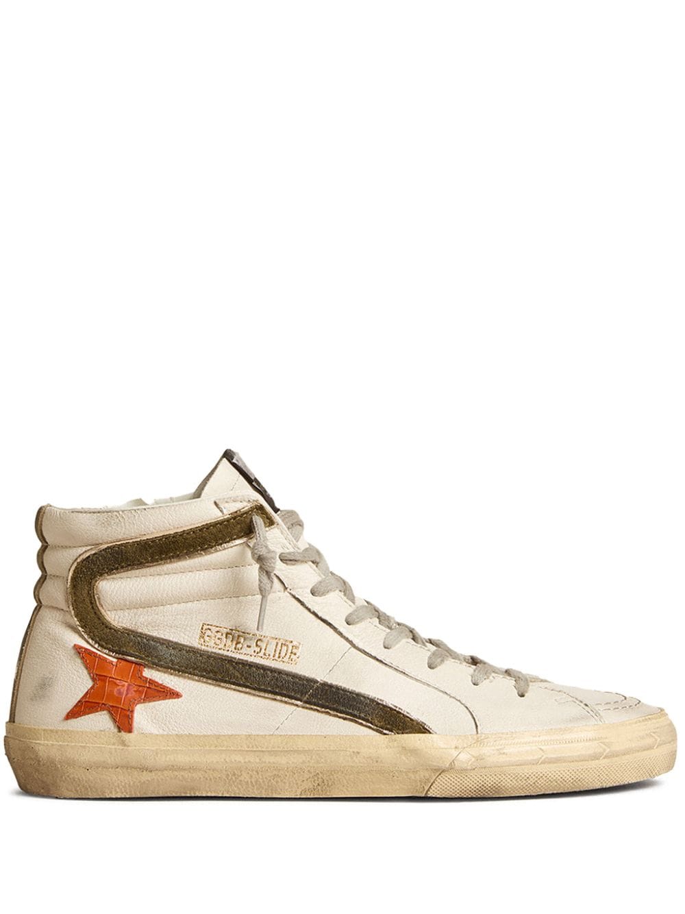 Golden Goose Slide High-Top-Sneakers - Nude von Golden Goose