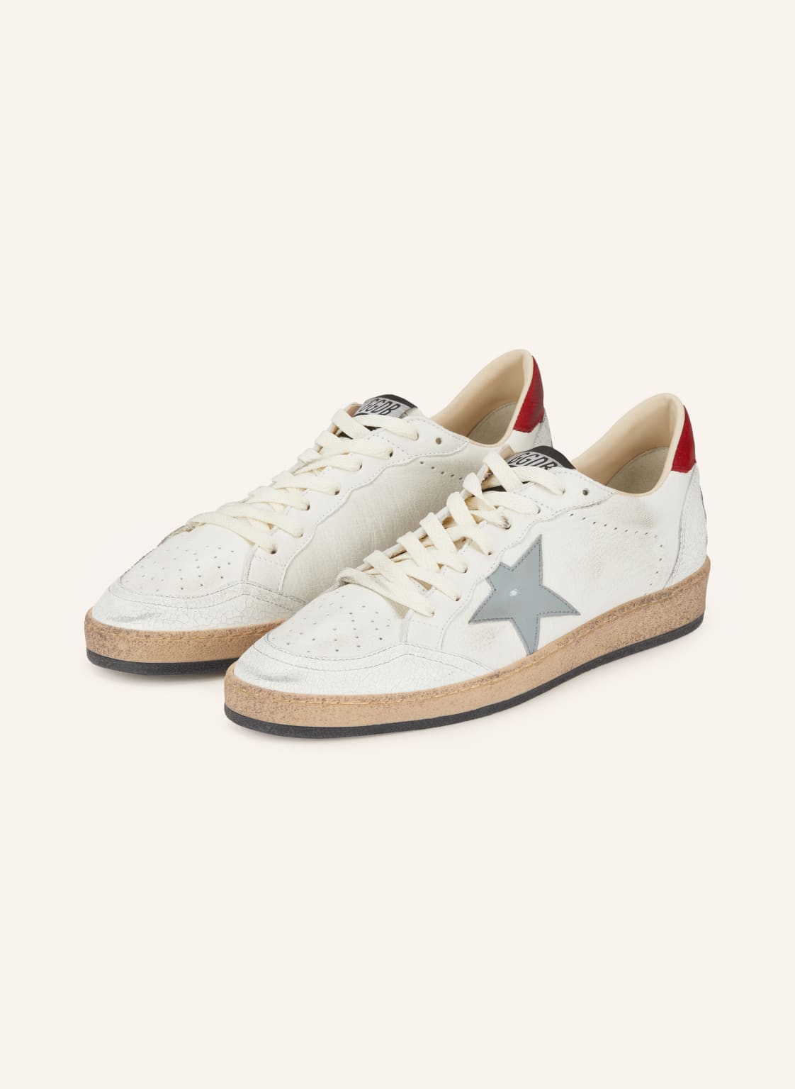 Golden Goose Sneaker Ball Star weiss von Golden Goose