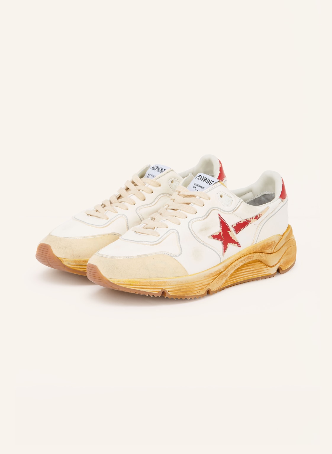 Golden Goose Sneaker Running Sole weiss von Golden Goose