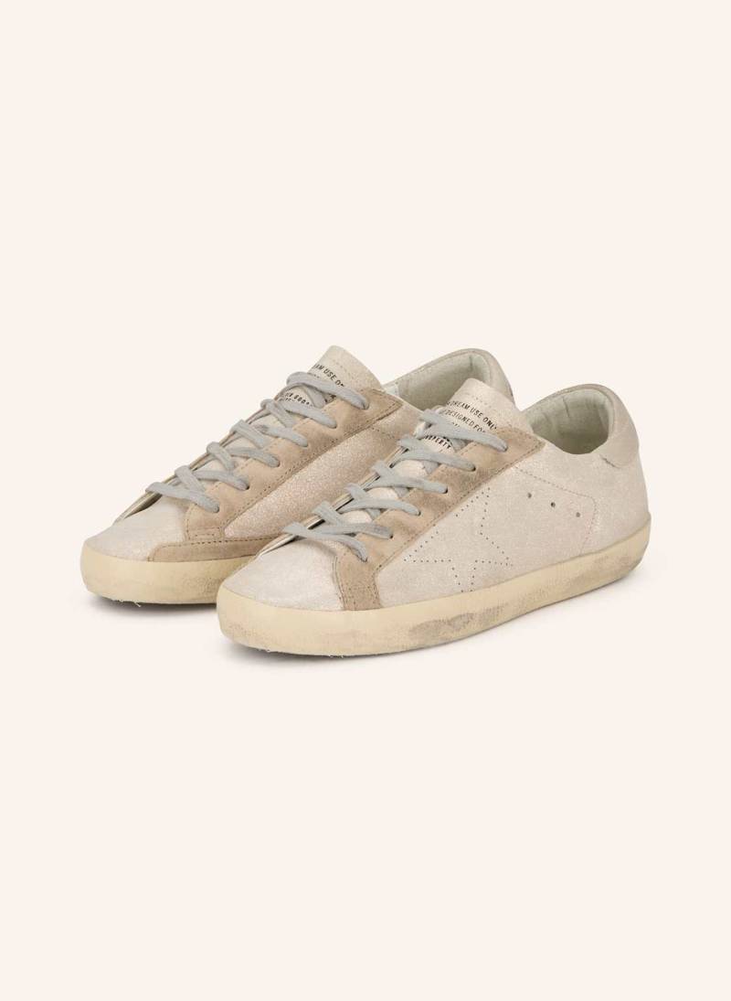 Golden Goose Sneaker Super-Star silber von Golden Goose