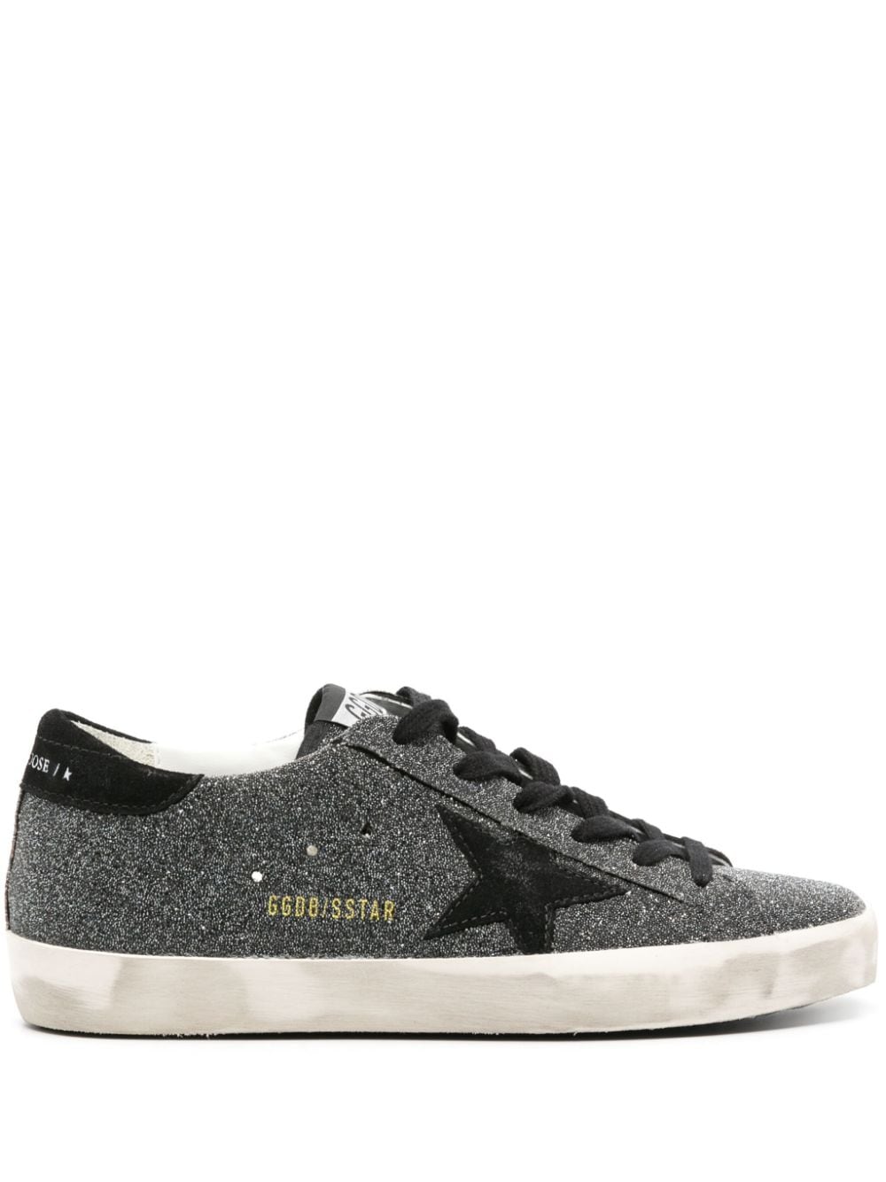 Golden Goose Superstar Sneakers mit Kristallen - Schwarz von Golden Goose