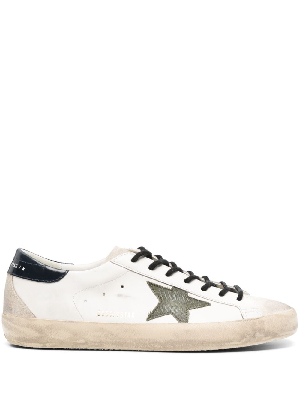 Golden Goose Super-Star Sneakers im Used-Look - Weiß von Golden Goose