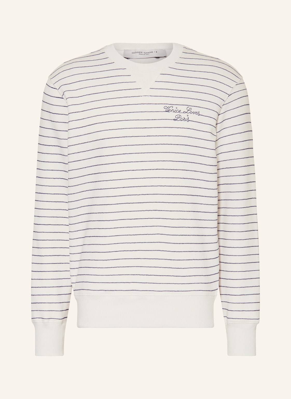 Golden Goose Sweatshirt Journey weiss von Golden Goose