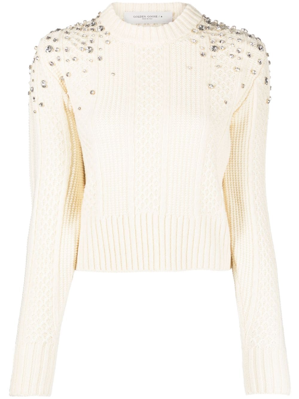 Golden Goose Cardigan mit Kristallen - Nude von Golden Goose