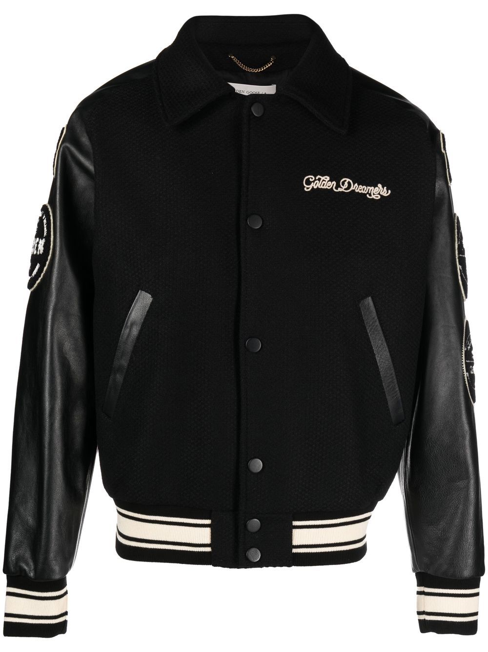 Golden Goose Bestickte Collegejacke - Schwarz von Golden Goose