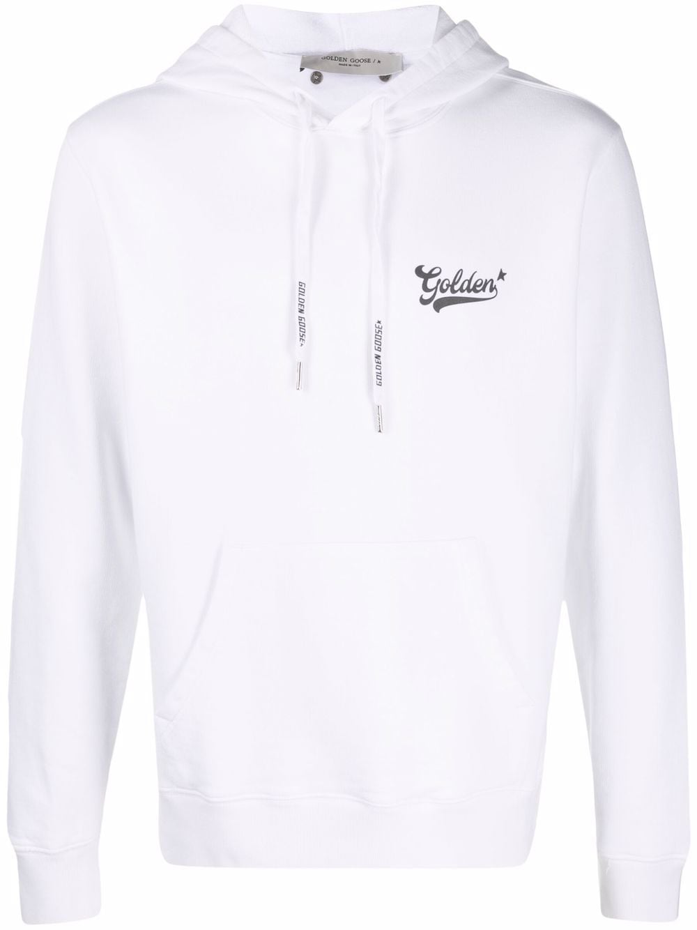 Golden Goose Hoodie mit Logo-Print - Weiß von Golden Goose