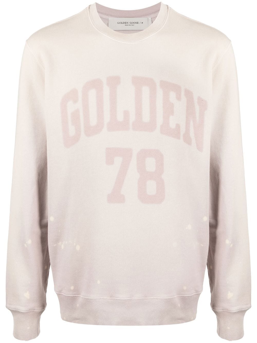 Golden Goose Sweatshirt mit Logo-Print - Nude von Golden Goose