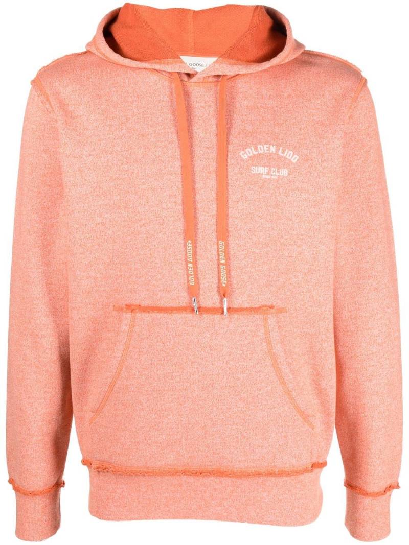 Golden Goose Hoodie mit Kordelzug - Orange von Golden Goose