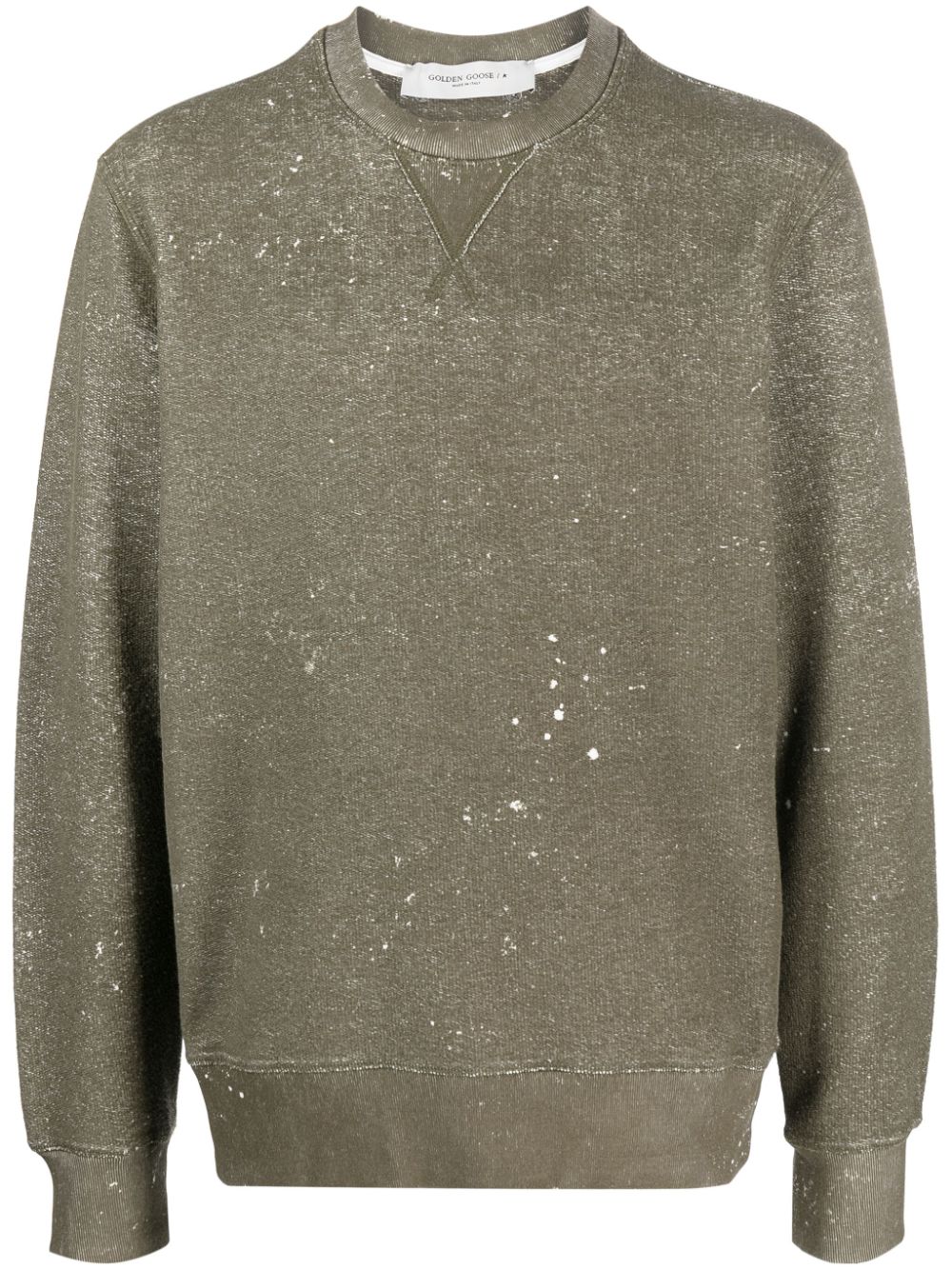 Golden Goose Pullover mit Spray-Effekt - Grün von Golden Goose