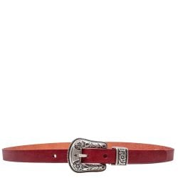 Kirsche Vintage-leder Gürtel Von Golden Goose von Golden Goose