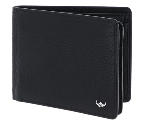 Golden Head Capri RFID Protect Billfold Coin Wallet Black von Golden Head